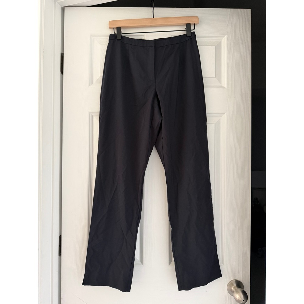 Brooks Brothers Womens Wool Navy Trousers Preppy Business Casual